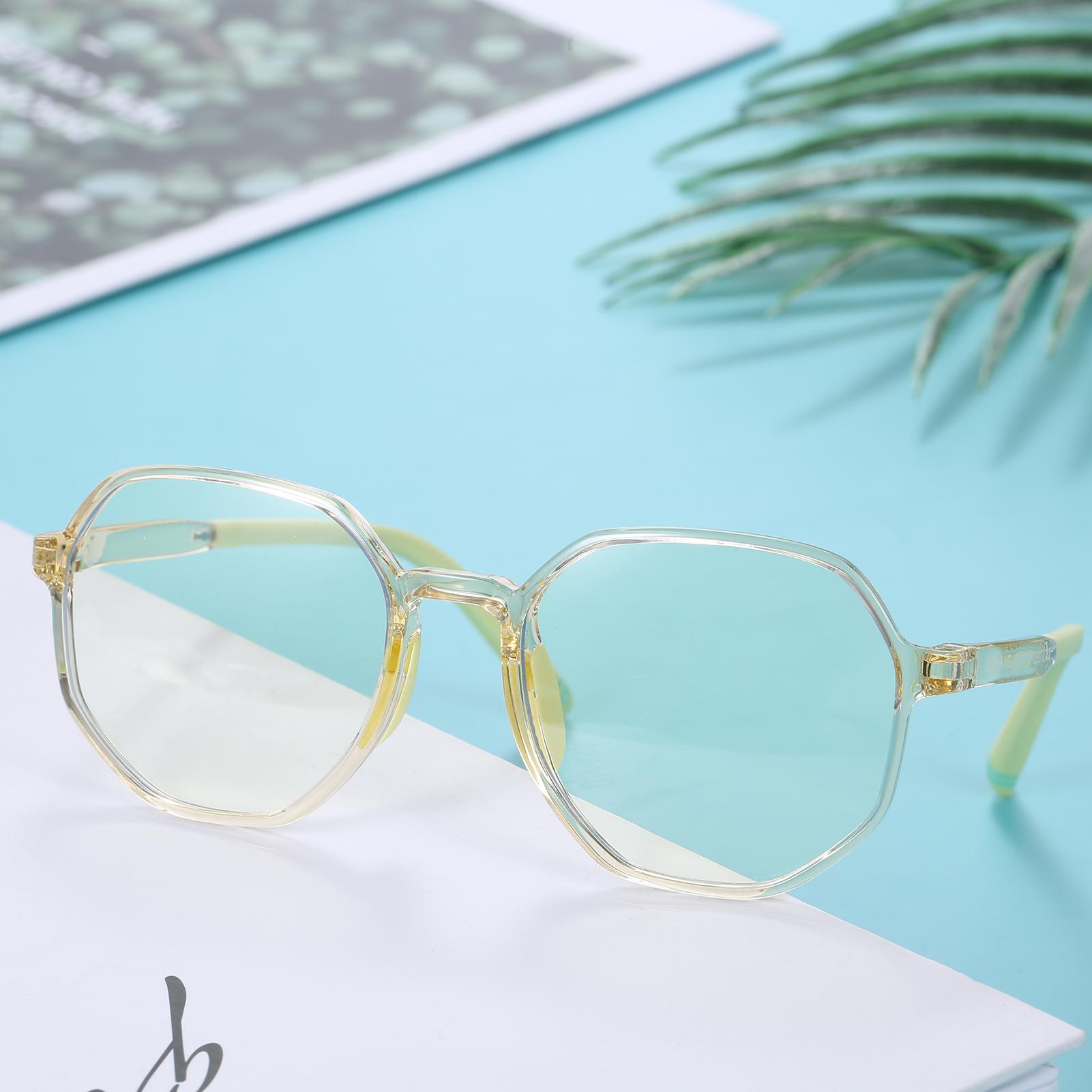 Kính chặn ánh sáng xanh cho trẻ em TR90 Khung kính nhẹ bảo vệ mắt khi dùng máy tính