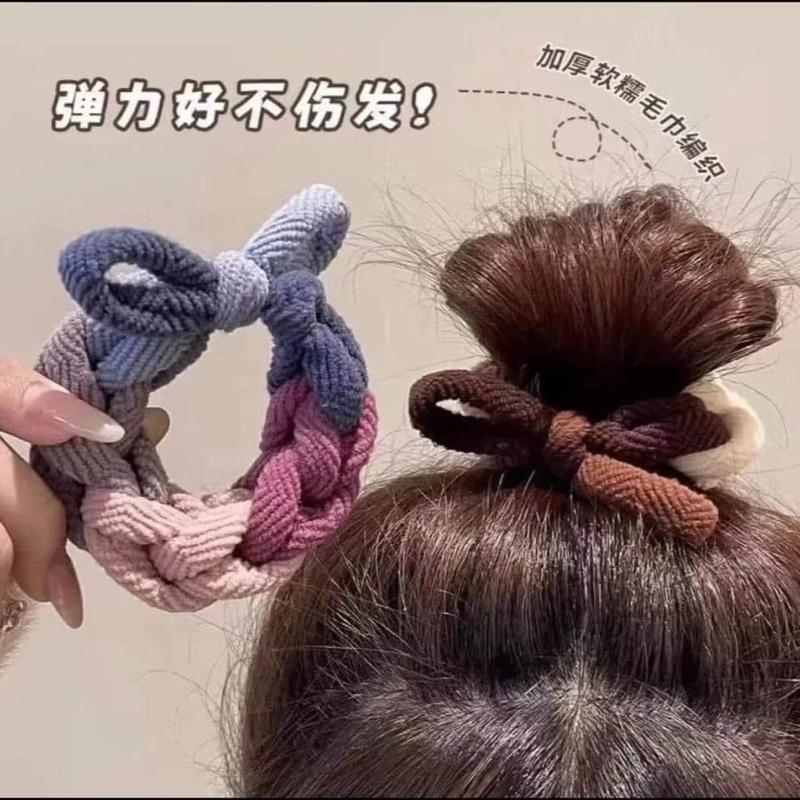 Sét chun buộc tóc 136 chi tiết siêu co giãn cột tóc đa năng giá tốt nhất cho chị em dùng cả năm