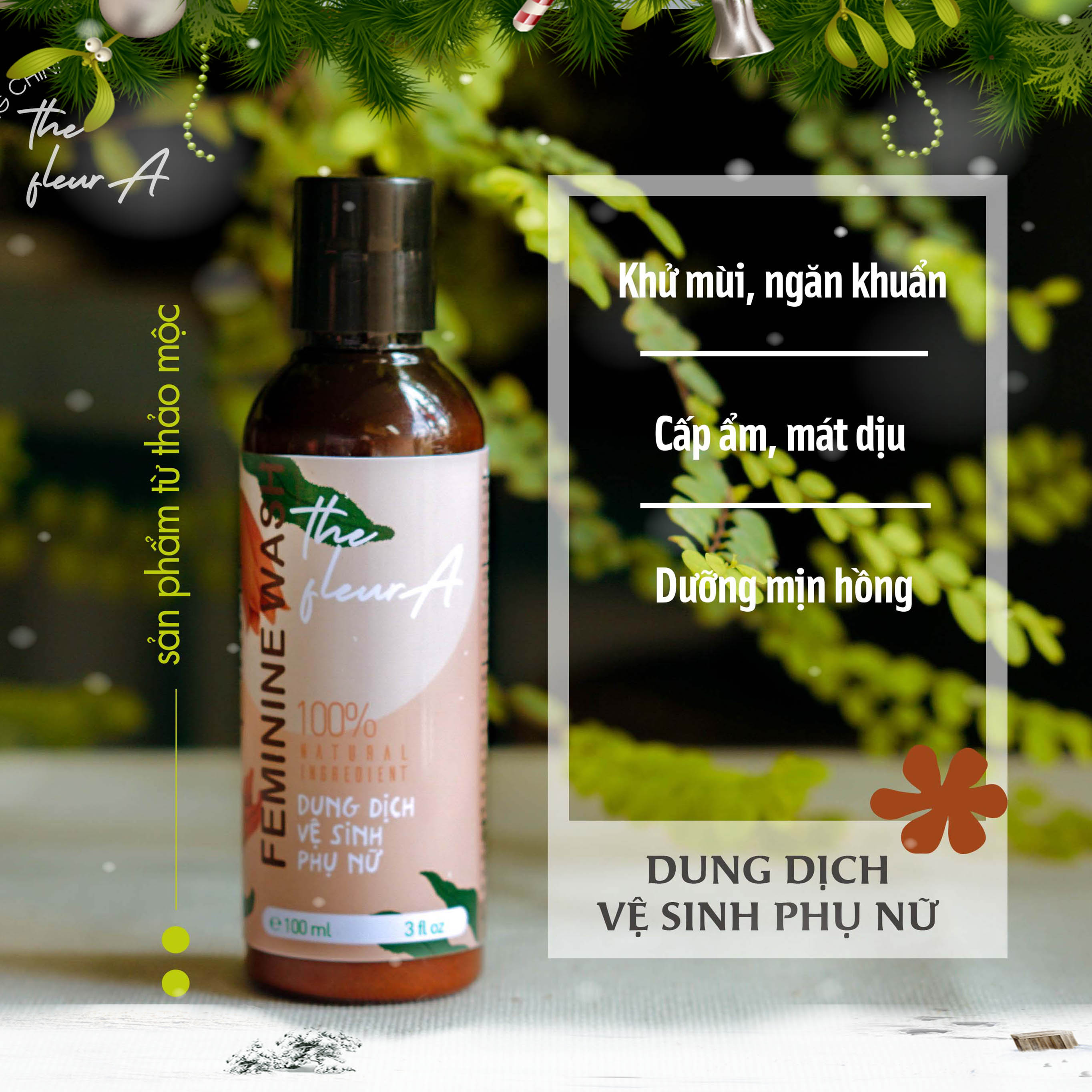 Dung Dịch Vệ Sinh Phụ Nữ The FleurA Kháng Khuẩn Giảm Viêm Ngứa Khử Mùi Hư