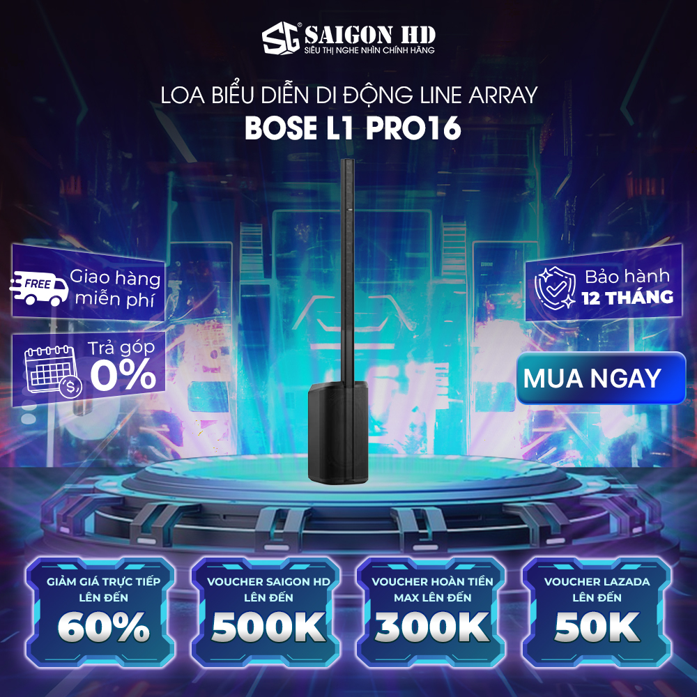 Loa biểu diễn di động line array BOSE L1 Pro16 - Hàng chính hãng