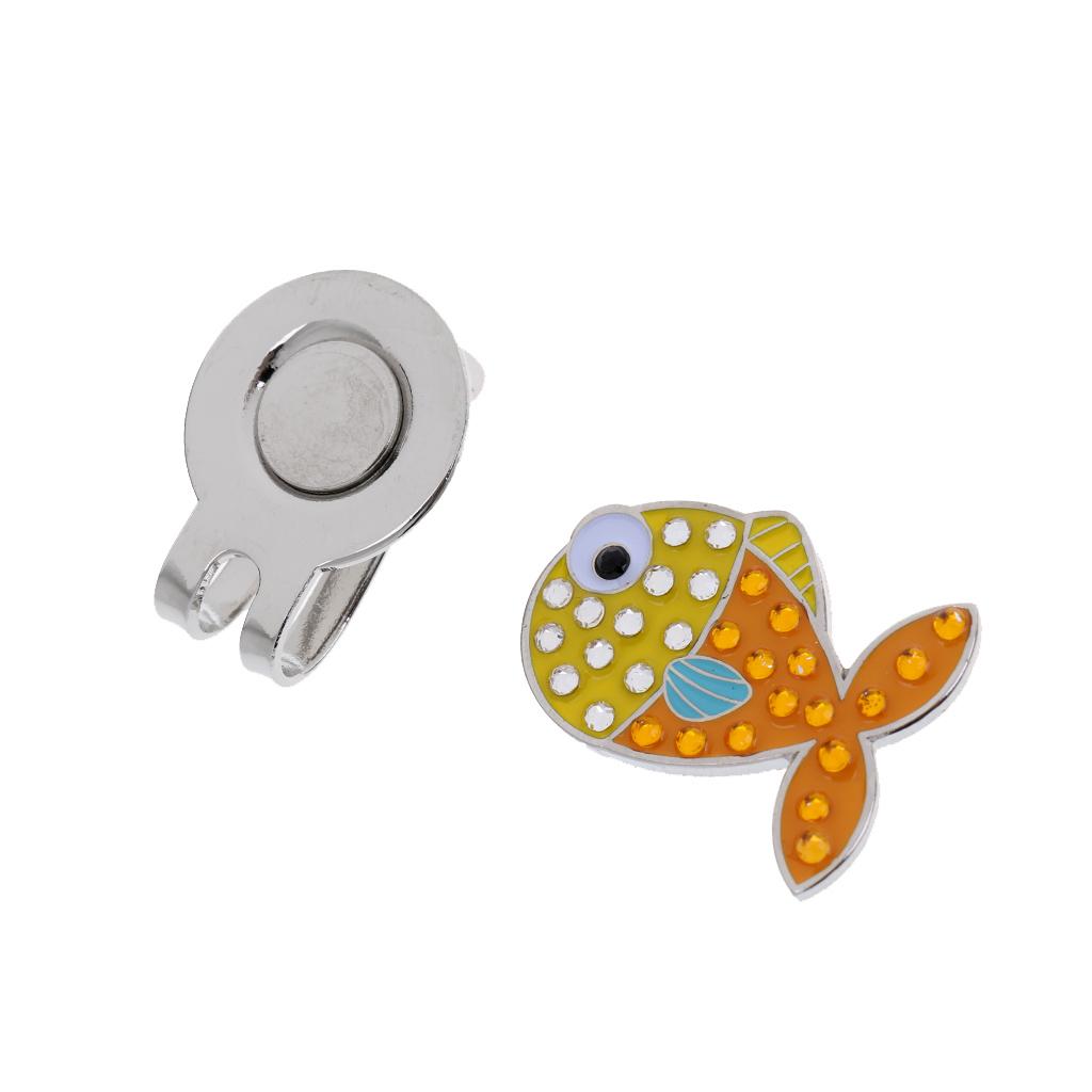 Alloy Golf Hat / Cap / Visor Clip with Magnetic Golf Ball Marker Golf Accessories