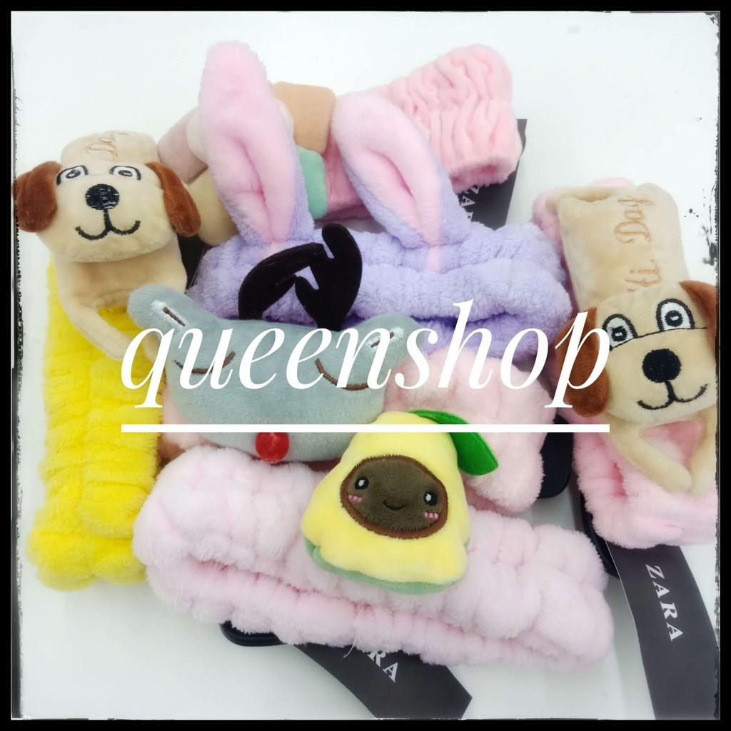 Băng đô cài tóc rửa mặt thiết kế kiểu dễ thương phong cách hàn quốc dành cho nữ Queenshop