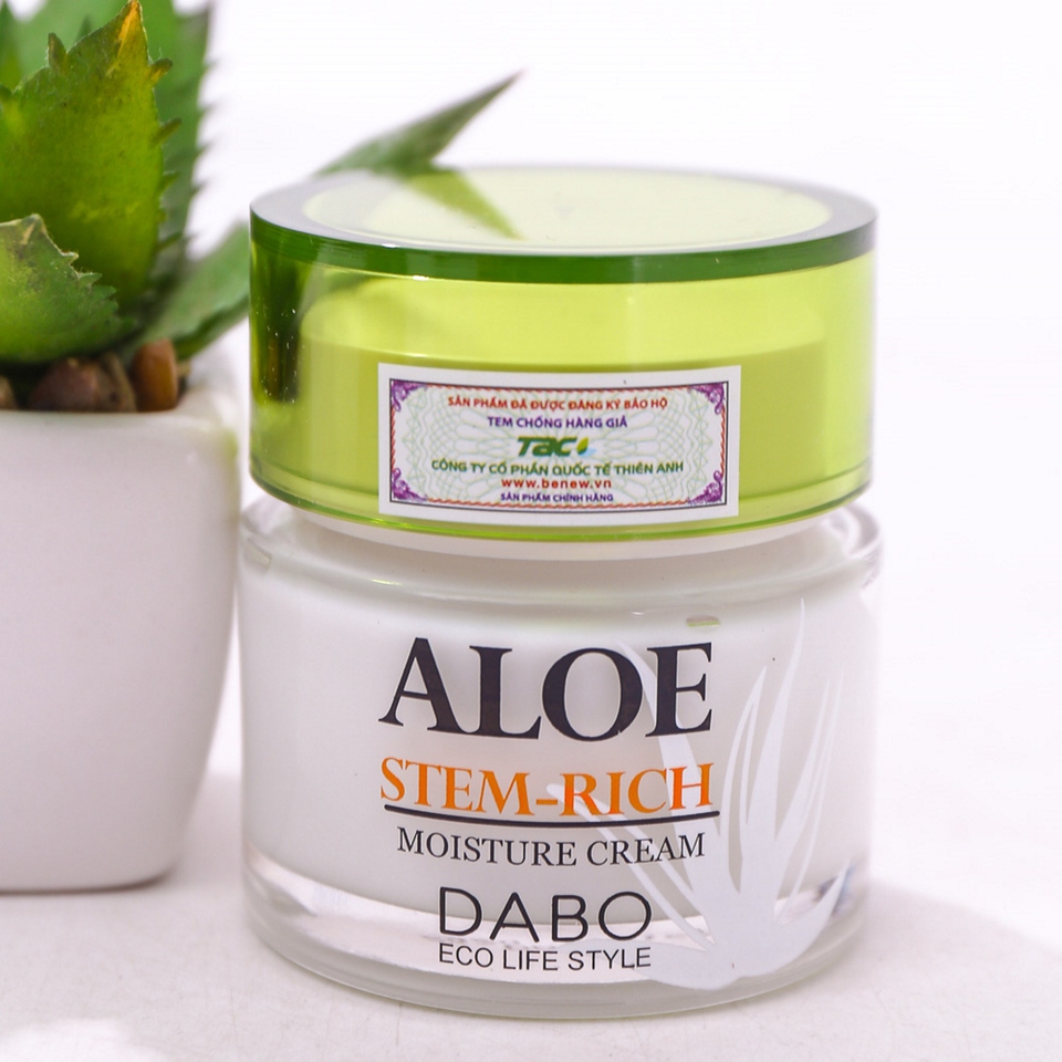 KEM DƯỠNG ẨM VÀ PHỤC HỒI DA LÔ HỘI DABO ALOE STEM-RICH MOISTURE CREAM 50G - HÀN QUỐC CHÍNH HÃNG