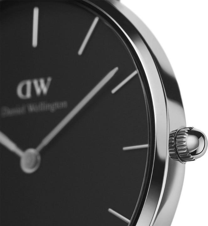 Daniel Wellington Petite Sheffield Silver Black 32mm DW00100180