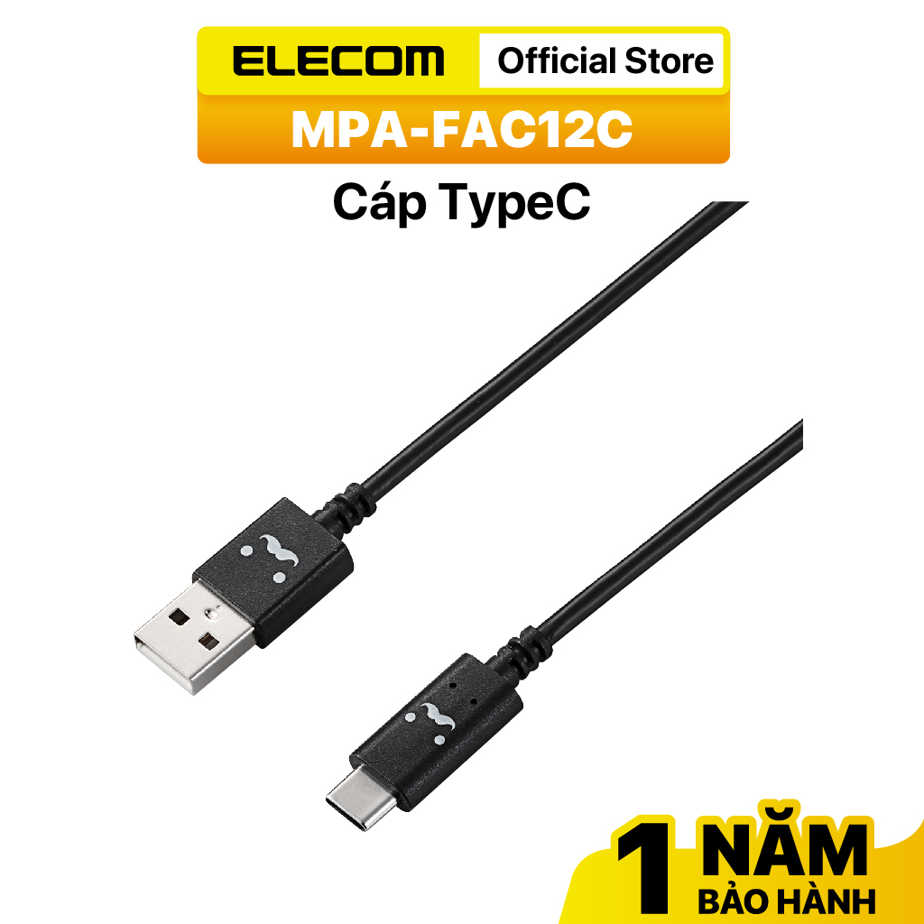 Cáp TypeC ELECOM MPA-FAC12C - HÀNG CHÍNH HÃNG