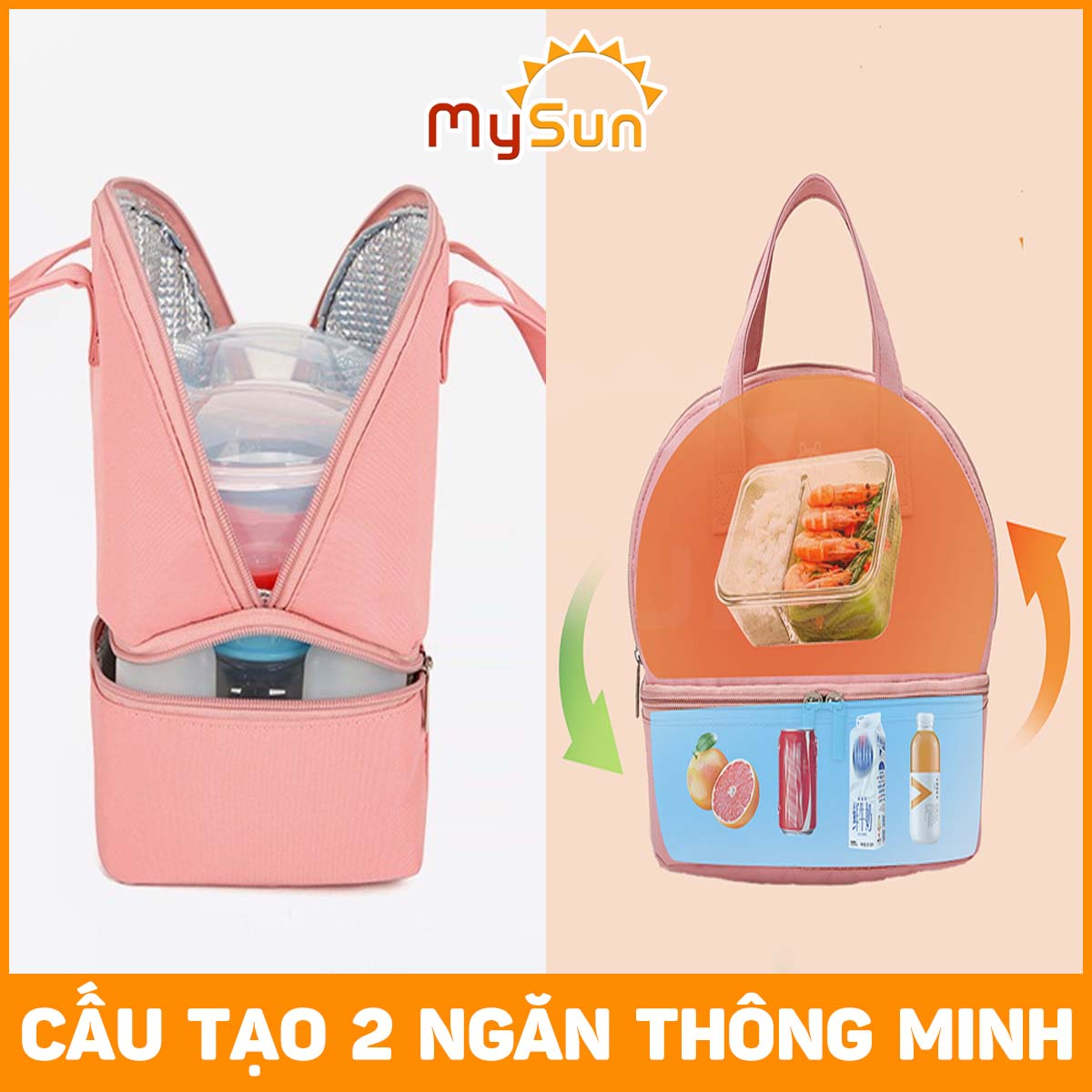 Túi giữ nhiệt bình sữa cho bé cao cấp MySun JoyMilk
