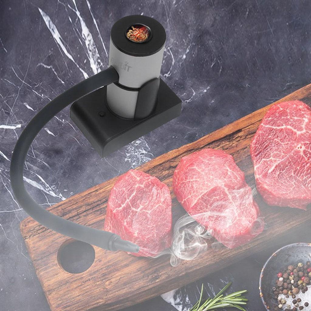 Food Portable Smoke Infuser Indoor Meat Cocktails Cooking