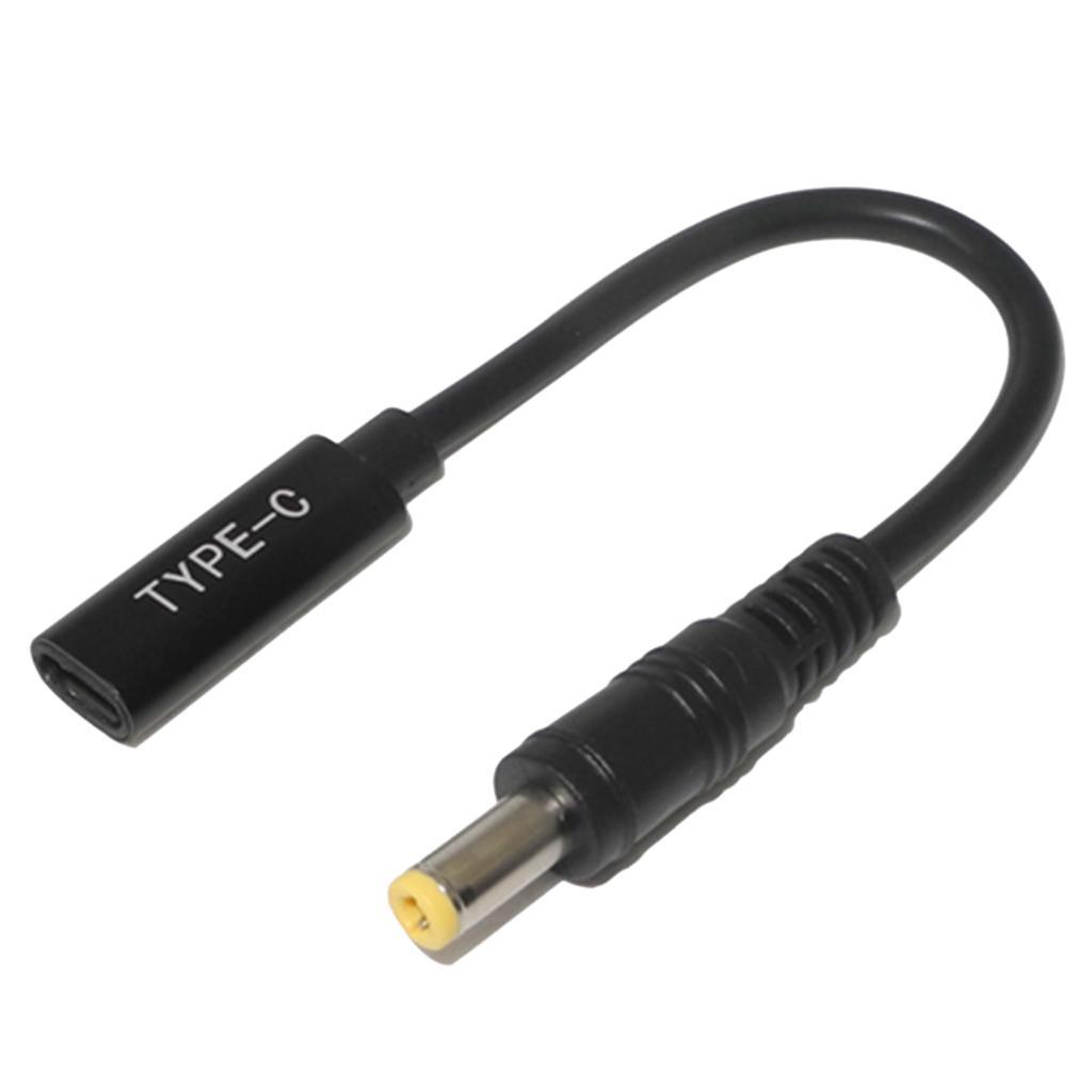 5525  To Type-C Straight With PD Laptop Adapter Power Charger Connector