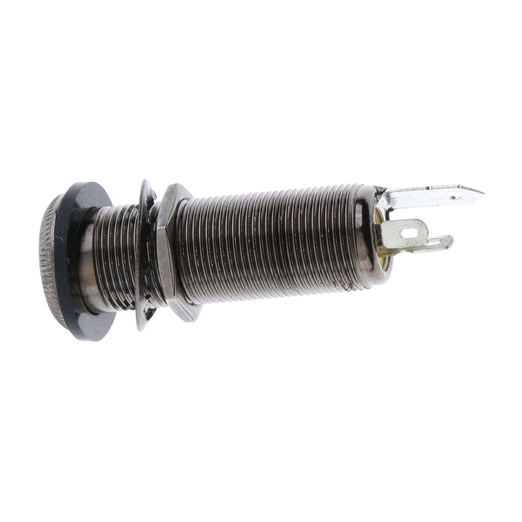 Sunnimix Guitar 6.35 Mm Jack Cắm Đầu Cắm Cho Đàn Guitar Điện Phần Bass Phụ Kiện