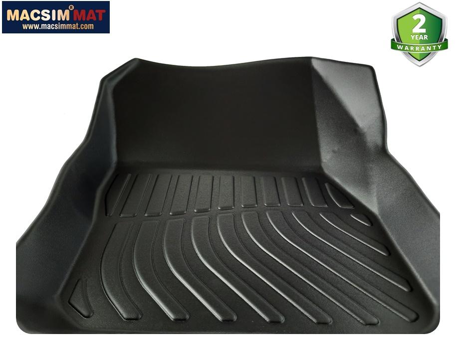 Thảm lót sàn xe Ford Focus 2012-2020 Nhãn hiệu Macsim chất liệu nhựa TPV cao cấp màu đen