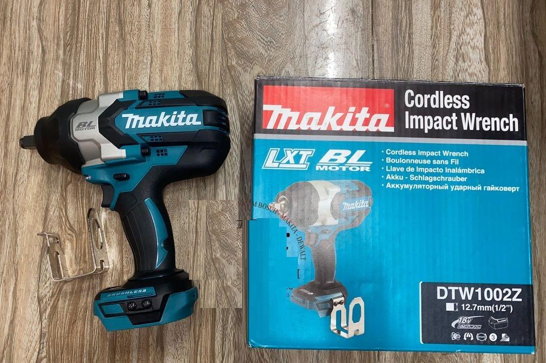 MÁY SIẾT BULONG DÙNG PIN 18V MAKITA DTW1002Z (KHÔNG KÈM PIN VÀ SẠC) - HÀNG CHÍNH HÃNG