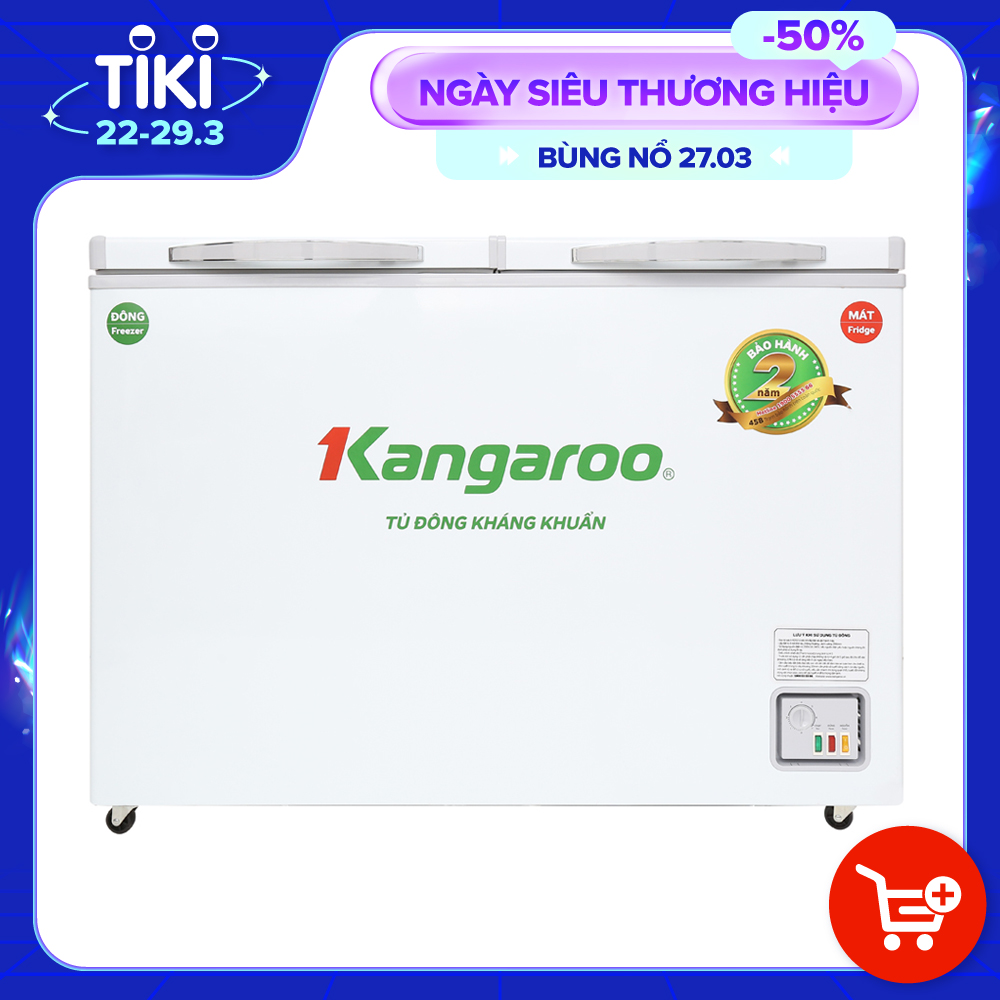 Tủ đông Kangaroo 400 lít KG400NC2 - Hàng chính hãng - Giao tại Hà Nội và 1 số tỉnh toàn quốc