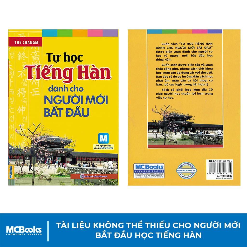 Sách - Tự Học Tiếng Hàn Cho Người Mới Bắt Đầu - Học Kèm App Online