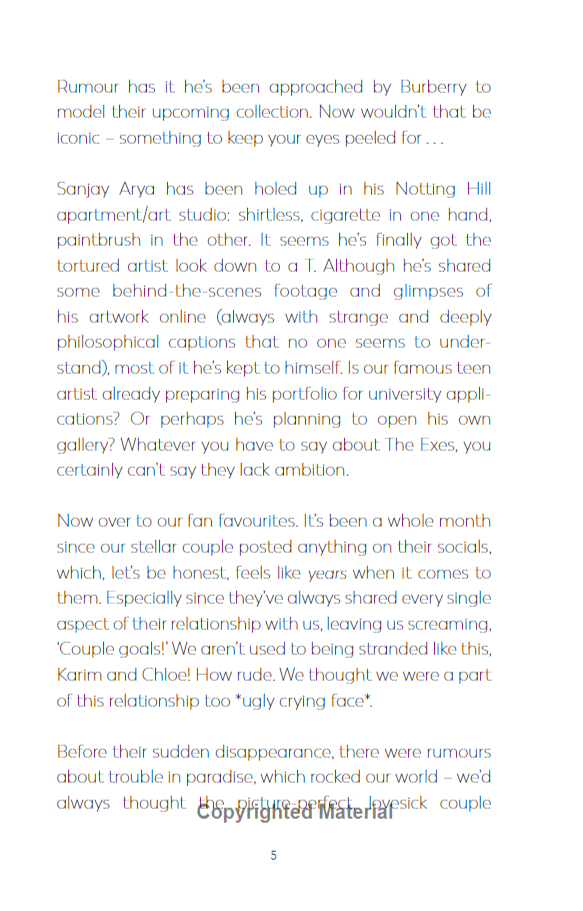 Sách ngoại văn: The Exes