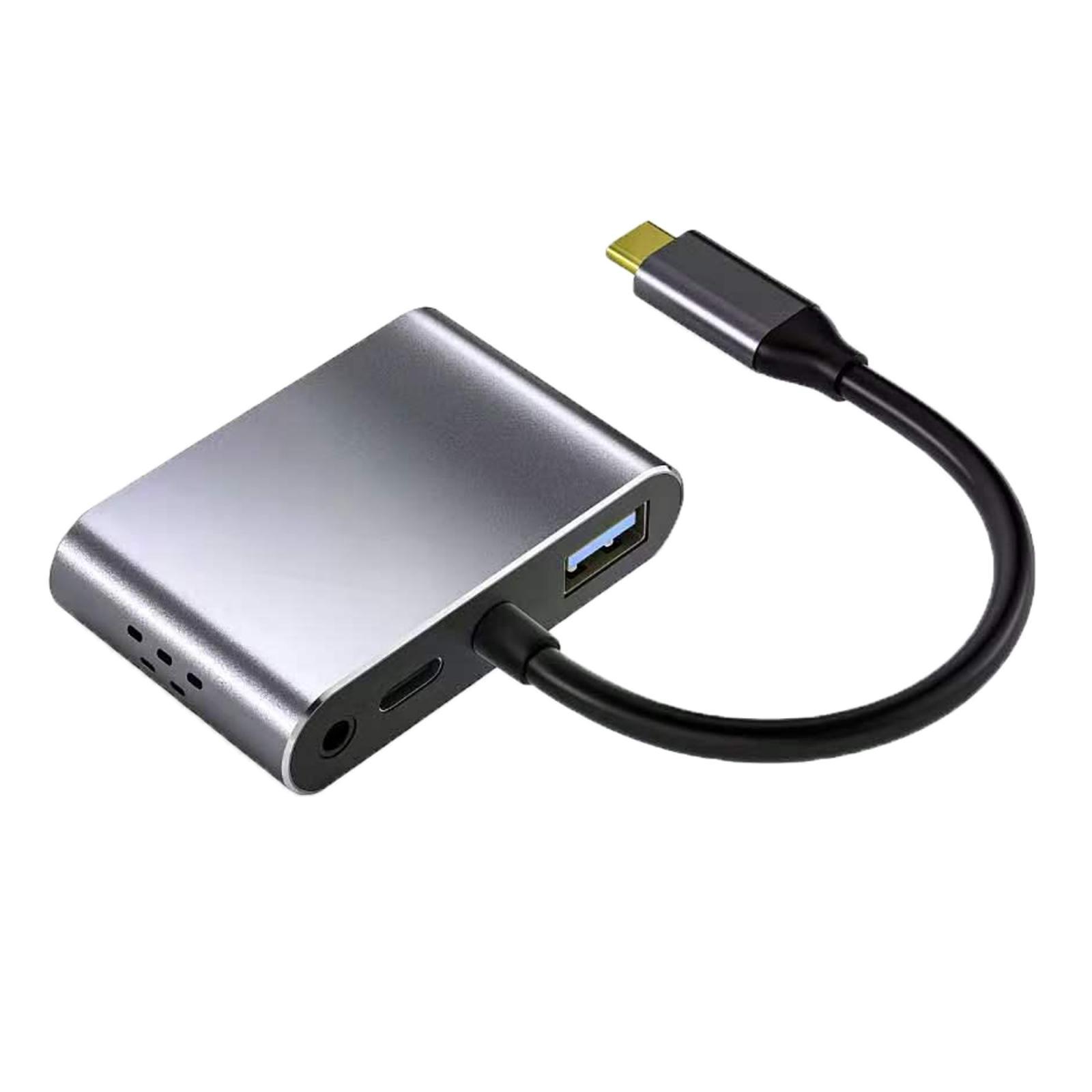 New Type-C Hub Dock USB 3.0 VGA Adapter Expansion Splitter for Macbook Pro