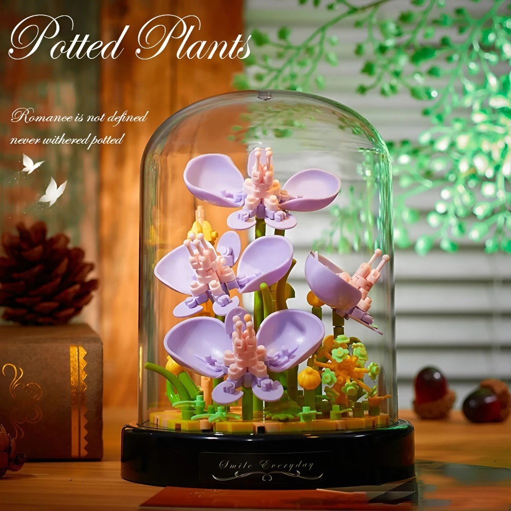 BALODY 16345 - Mô hình hoa phong lan siêu chi tiết - Đồ chơi xếp hình handmade decor