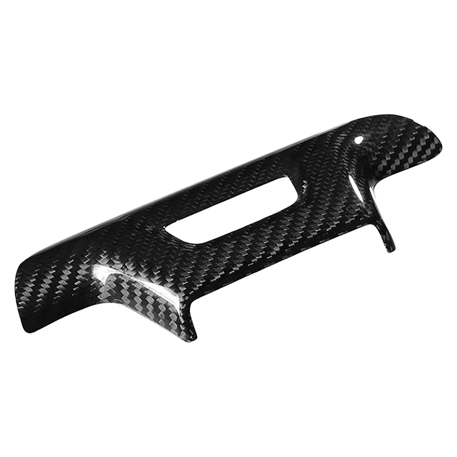 Carbon Fiber Steering Cover Decor Protective Cover with Hole