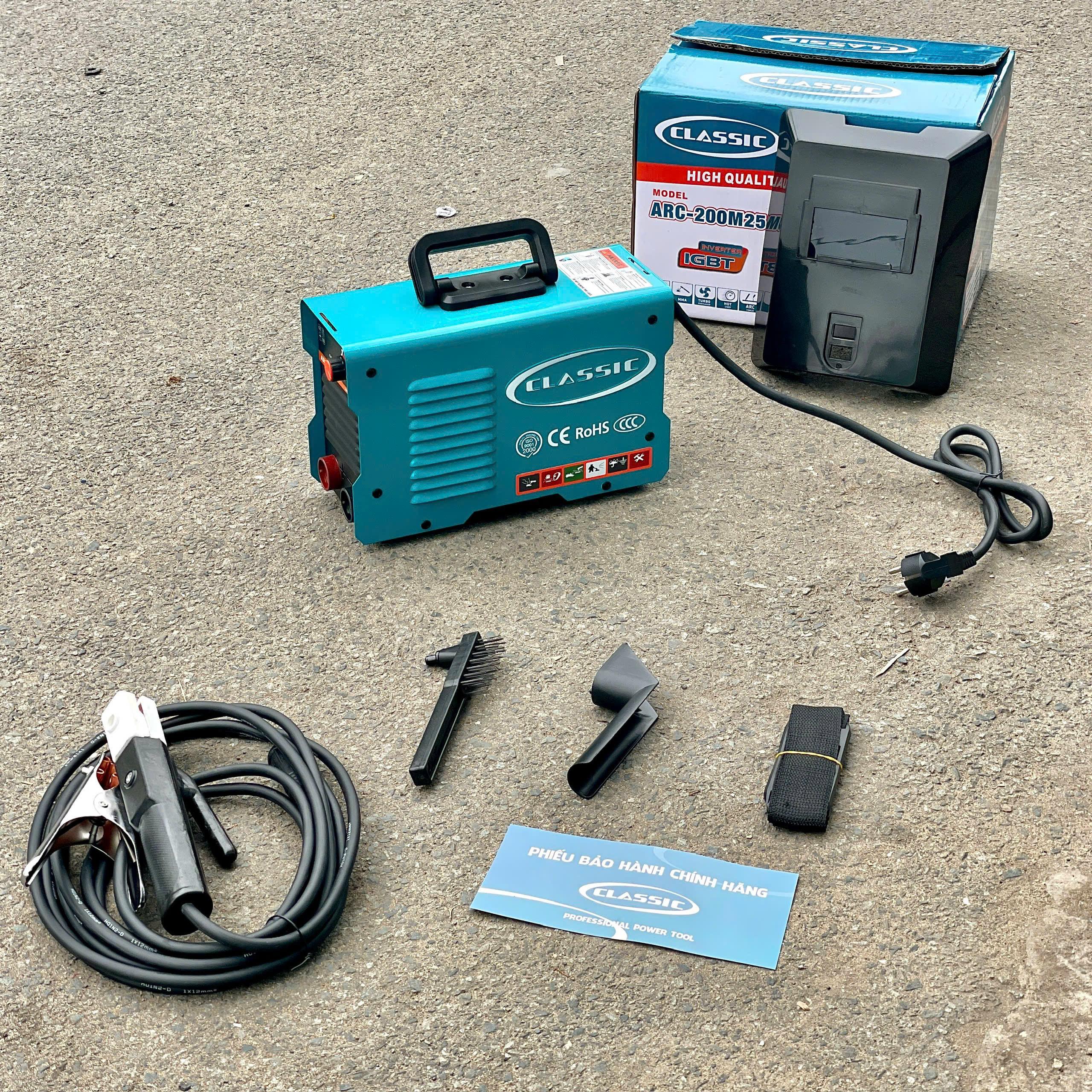MÁY HÀN QUE 3.2MM 200A CLASSIC ARC-200M25- HÀNG CHÍNH HÃNG