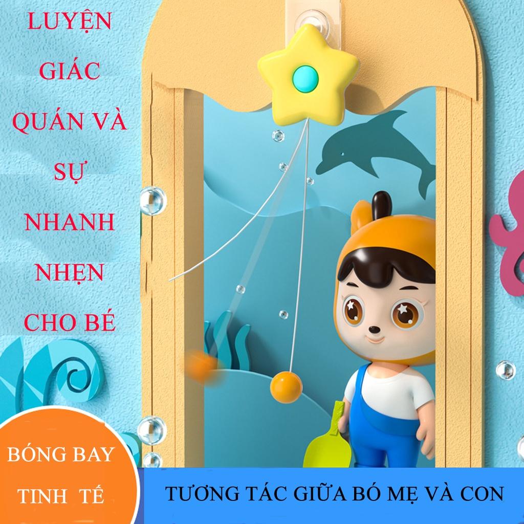 Đồ chơi luyện tập bóng bàn trong nhà cho bé, tập phản xạ và vận động thể chất toàn cơ thể, chất liệu nhựa an toàn