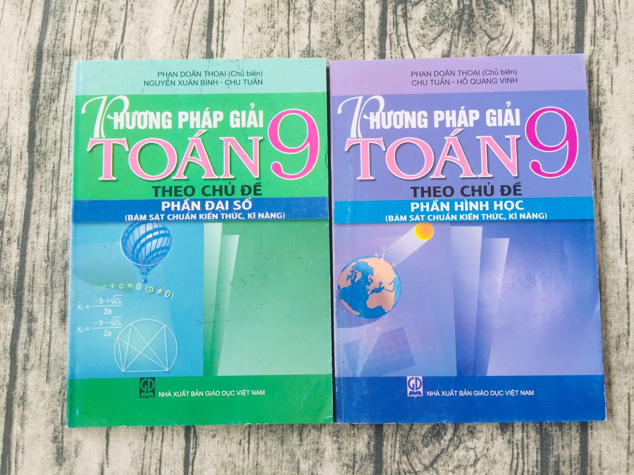 Combo Phương pháp giải Toán theo chủ đề phần Đại số + Hình học lớp 9