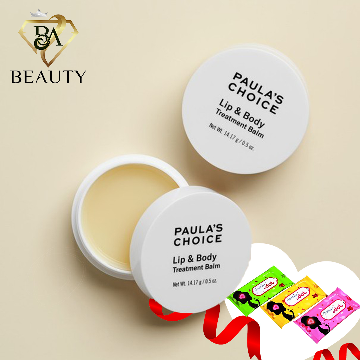 Kem hỗ trợ trị cho vùng da khô và nứt nẻ Paula's Choice Lip &amp; Body Treatment Balm 15g Mã: 5500