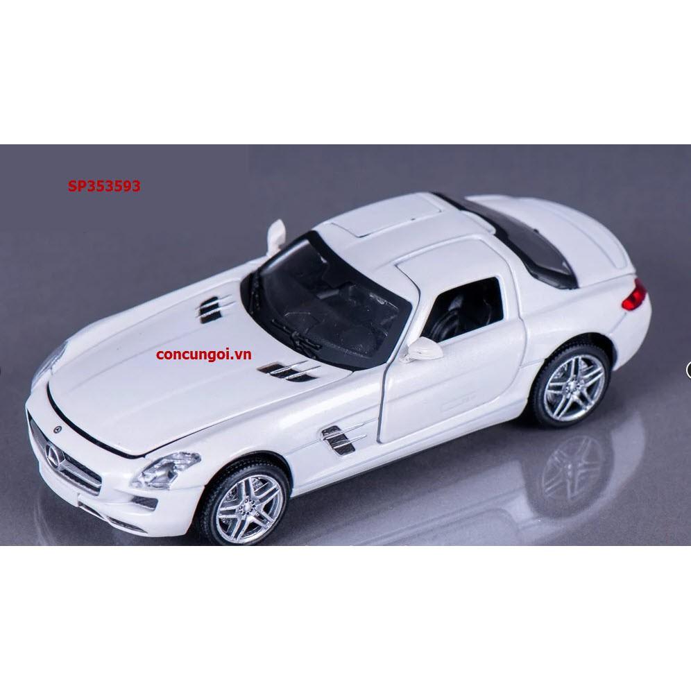 Hộp xe hơi mô hình MZ MERCEDE BENZ SLS 1:32 AMG, 25016C - SP353593
