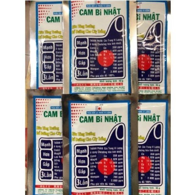 Set 10 gói CAM BI NHẬT 308 BỔ SUNG VI LƯỢNG CHO CÂY TRỒNG