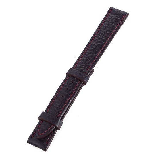 Dây đồng hồ da bò nhiều size màu tím đậm HJ8113-27-41