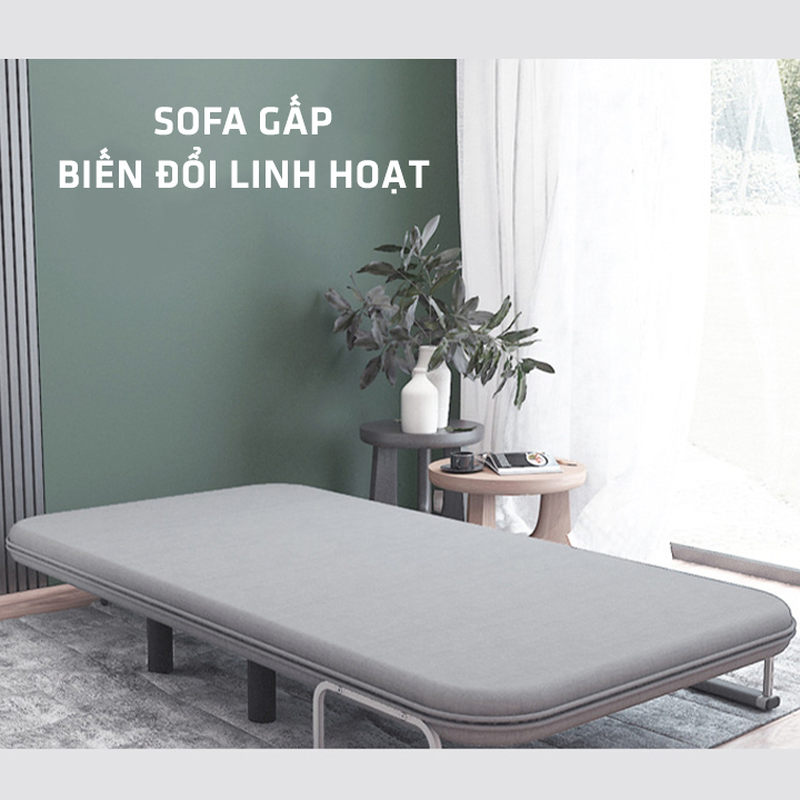 Giường Sofa Đa Năng Gấp Gọn, Giường Gấp Thông Minh 2 Trong 1 Giúp Tiết Kiệm Không Gian