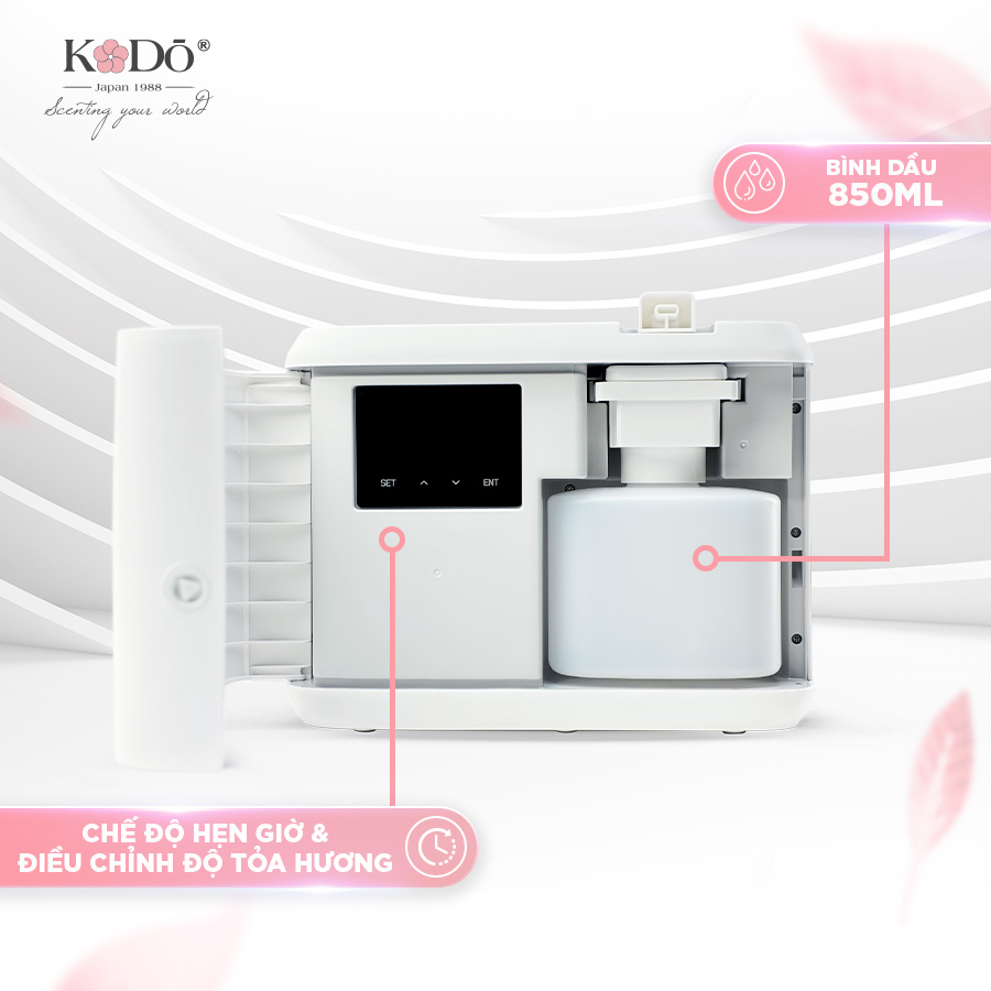 KODO 310AC/1000AC/2100AC - Máy Khuếch Tán Tinh Dầu 160/350/500M2 , Không Pha Nước