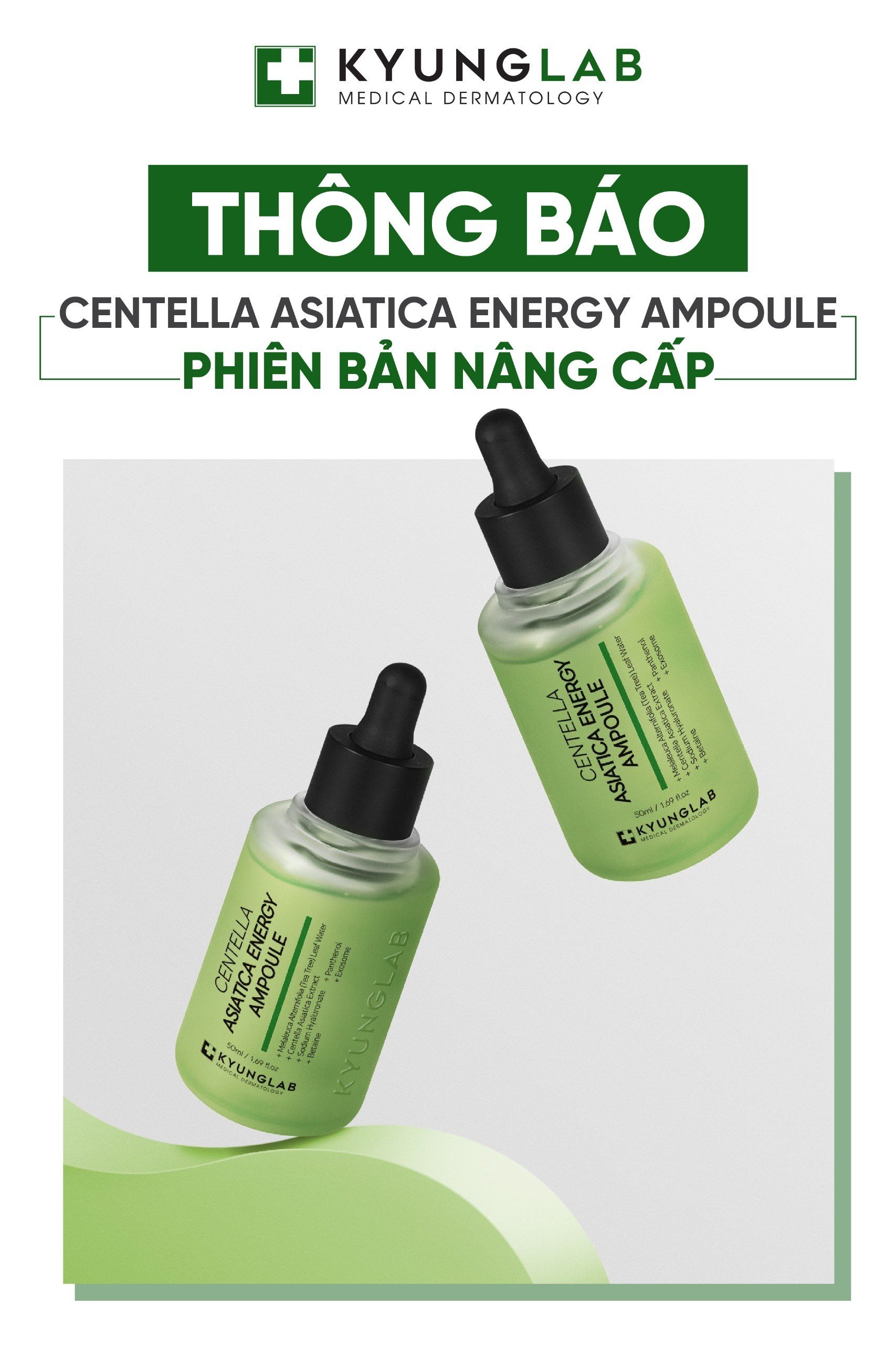 Serum giảm mụn ngừa mụn Kyunglab phiên bản mới 50ml