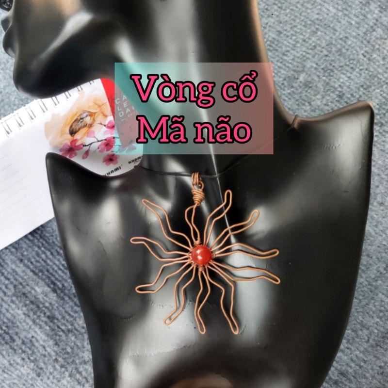 Vòng cổ, cài áo hoa hướng dương handmade