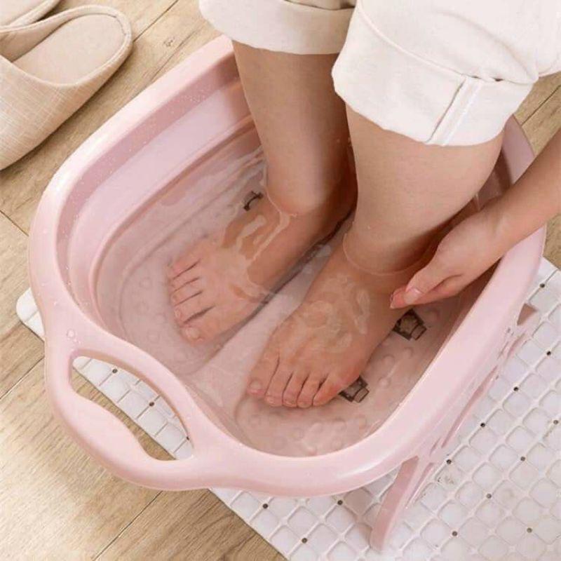 GIÁ TỐT CHẬU NGÂM CHÂN MASSAGE GẤP GỌN ĐA NĂNG