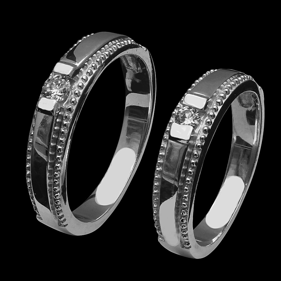 Nhẫn Đôi Bạc Nhẫn Cặp Bạc - Mình Là Gì Của Nhau - BẠC HIỂU MINH NC522