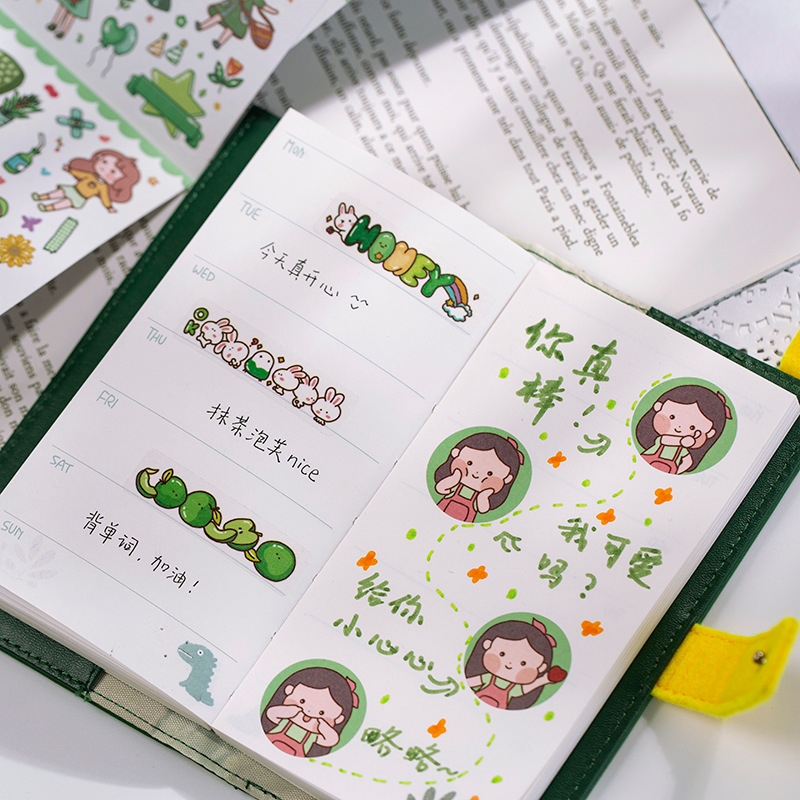 Tập sticker 32 tấm - Nhật Ký Công Chúa - Bộ nhãn dán trang trí sổ tay bullet journal - M403