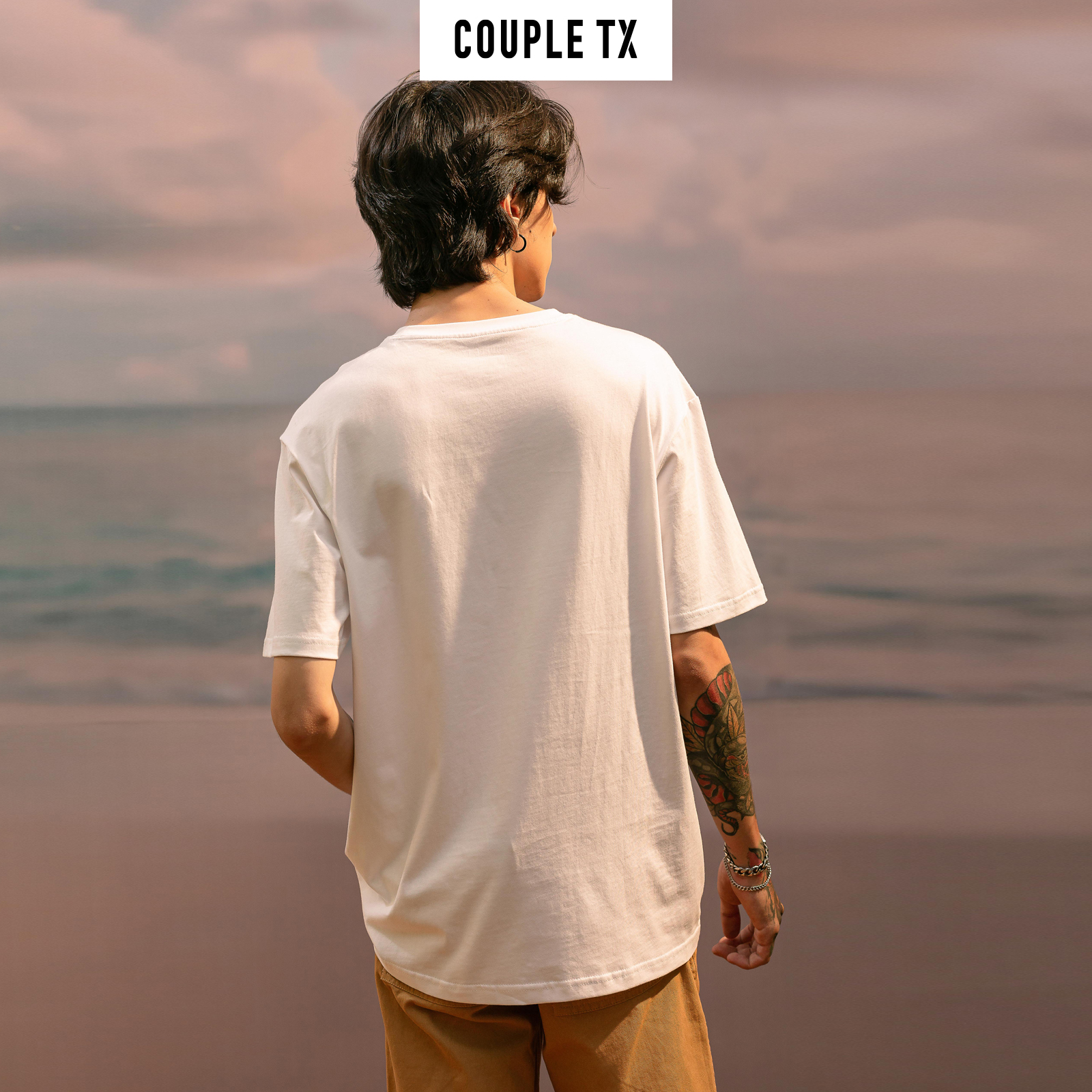 Áo Thun Nam Nữ 100% Cotton In Khung Ảnh Couple TX TS 142