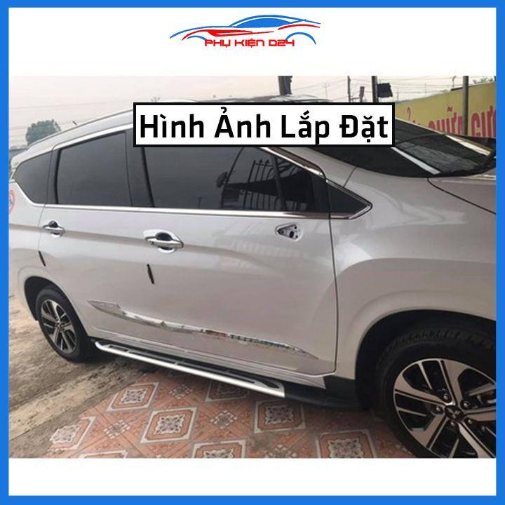 Bộ ốp nẹp sườn Xpander 2018-2019-2020-2021-2022 mạ crom trang trí làm đẹp xe