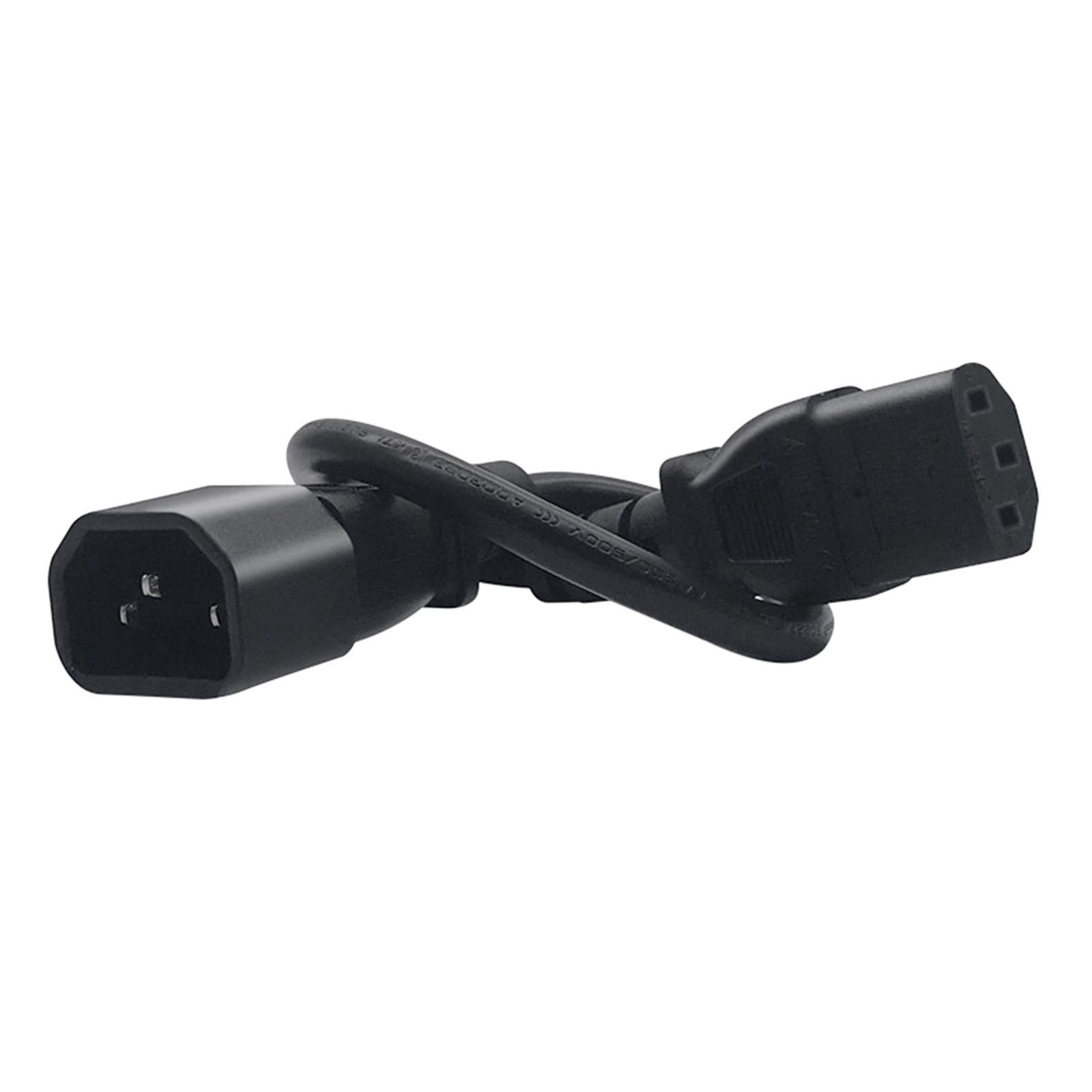 IEC320-C14 to IEC320-C13 Power Cable Direct Replaces Low Resistance Male to Female Power Line