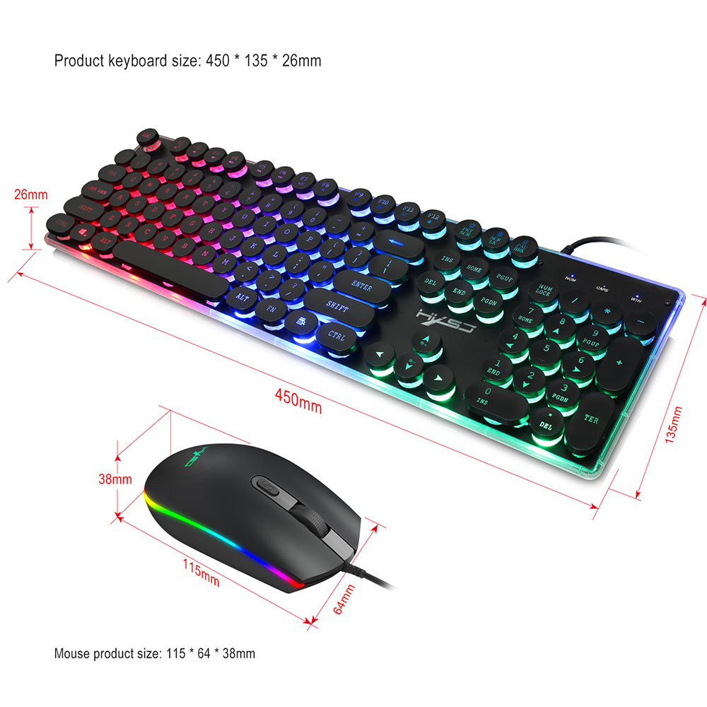 Bàn phím và chuột HXSJ V300Y