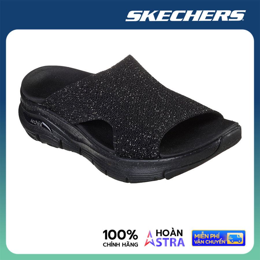 Skechers Nữ Dép Quai Ngang Cali Arch Fit - 119342-BBK