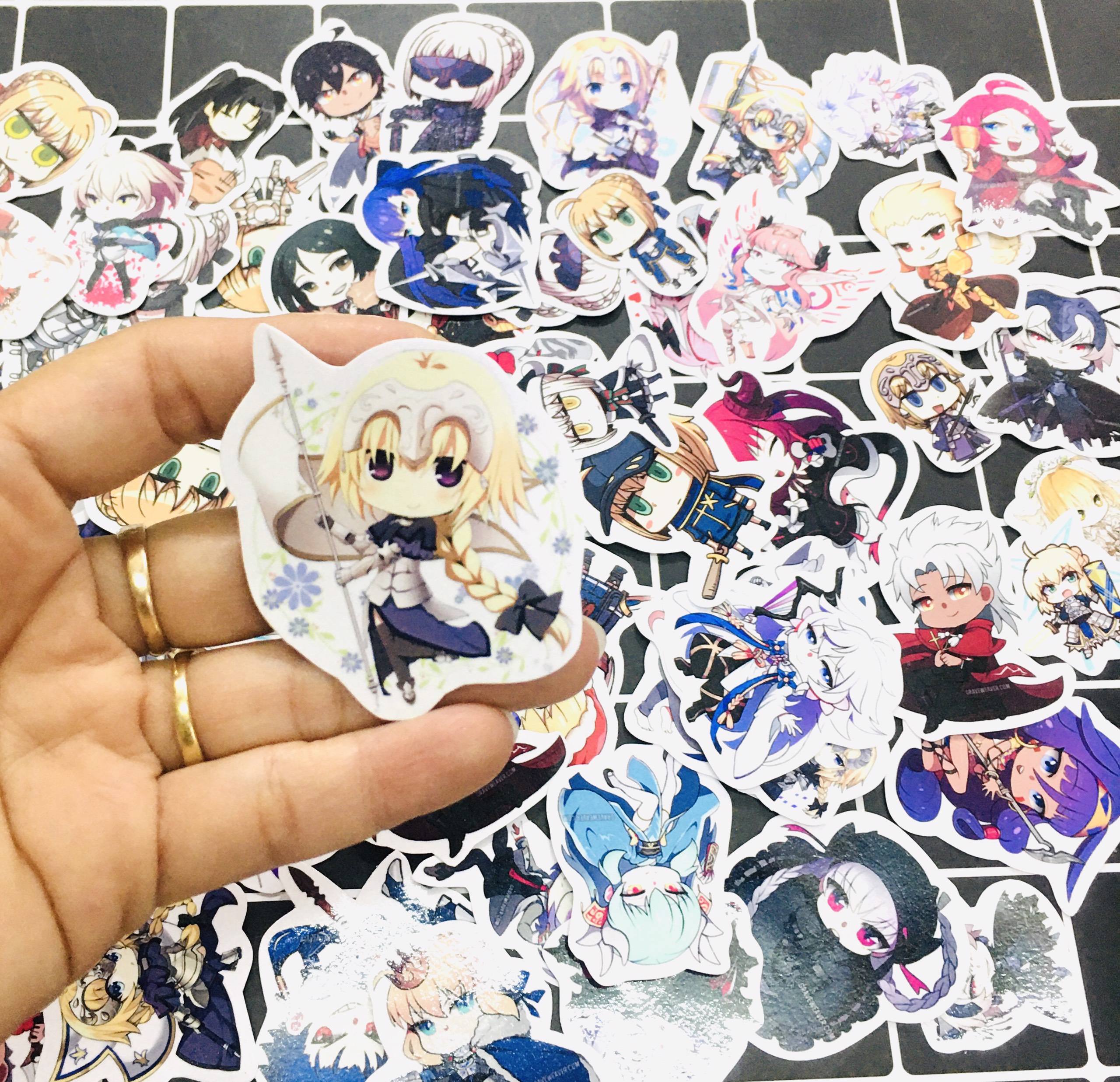 Set 30 Sticker Fate/Grand Order  hình dán có ép lụa