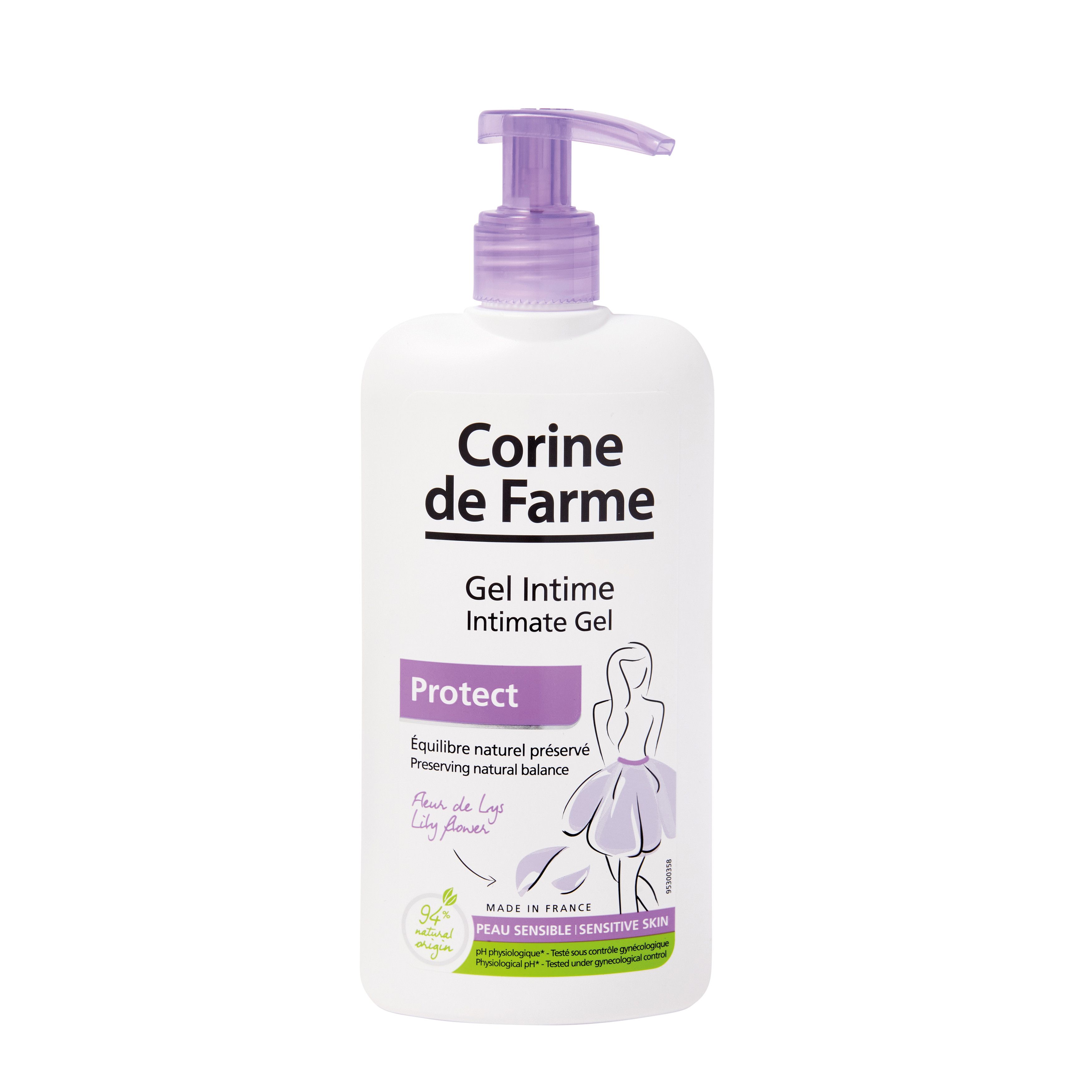Gel Vệ Sinh Phụ Nữ Corine de Farme Protect Intimate Wash 250ml