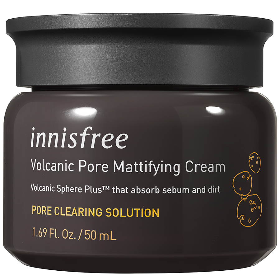 Kem dưỡng làm mờ lỗ chân lông đá tro núi lửa innisfree Volcanic Pore Mattifying Cream 50ml - 131173333x