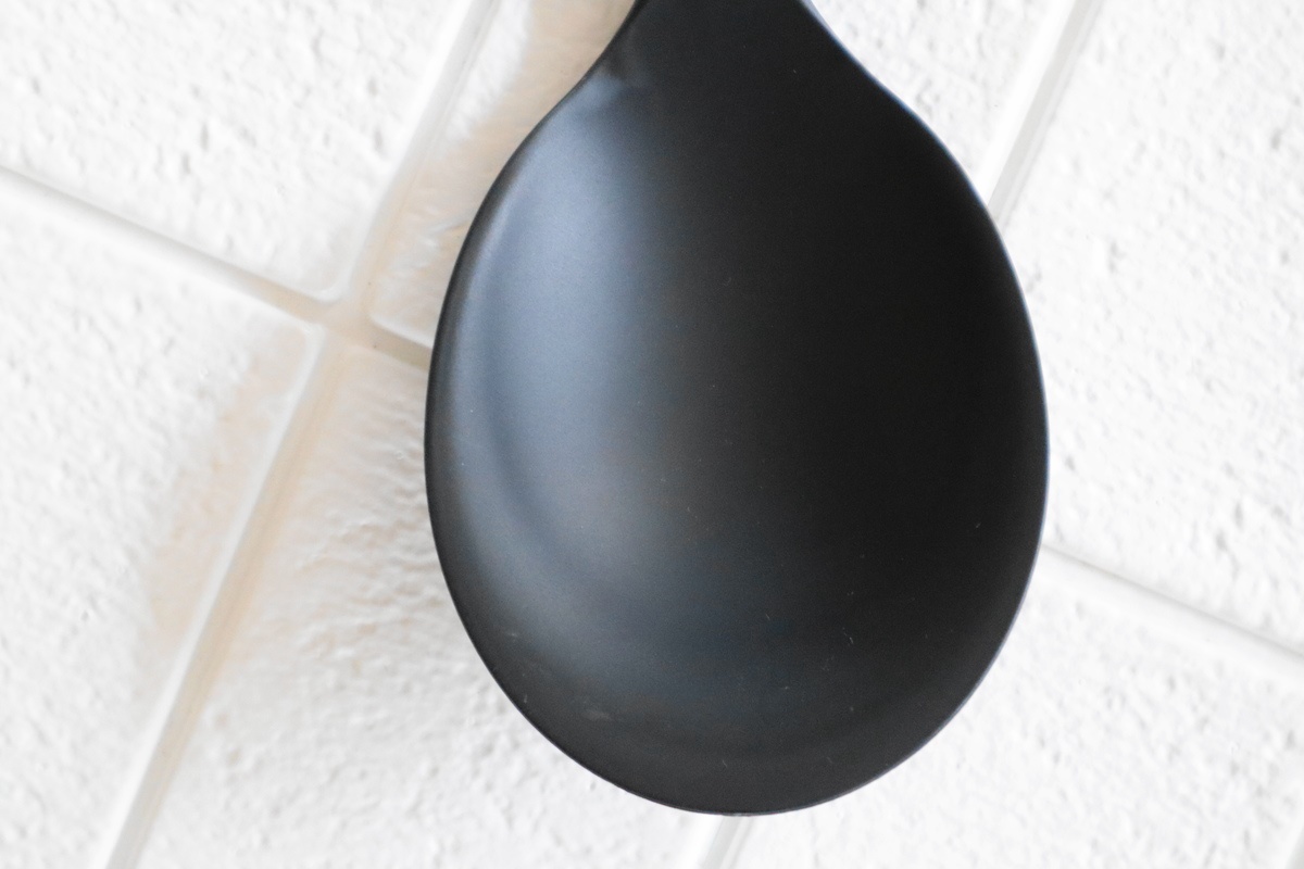 Muôi múc canh đầu silicone Echo Metal 25.5cm - Nội địa Nhật Bản