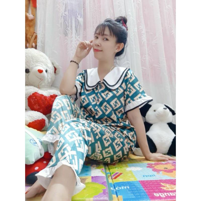 Bộ Tiểu Thư Satin đẹp mê li,hàng chuẩn shop