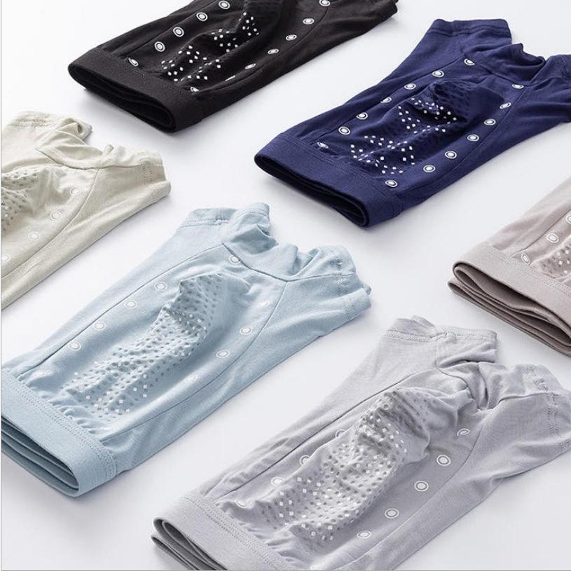 Combo 4 quần lót Boxer nam sợi cotton cao cấp kháng khuẩn, mat xa co giãn 4 chiều AVI - 391
