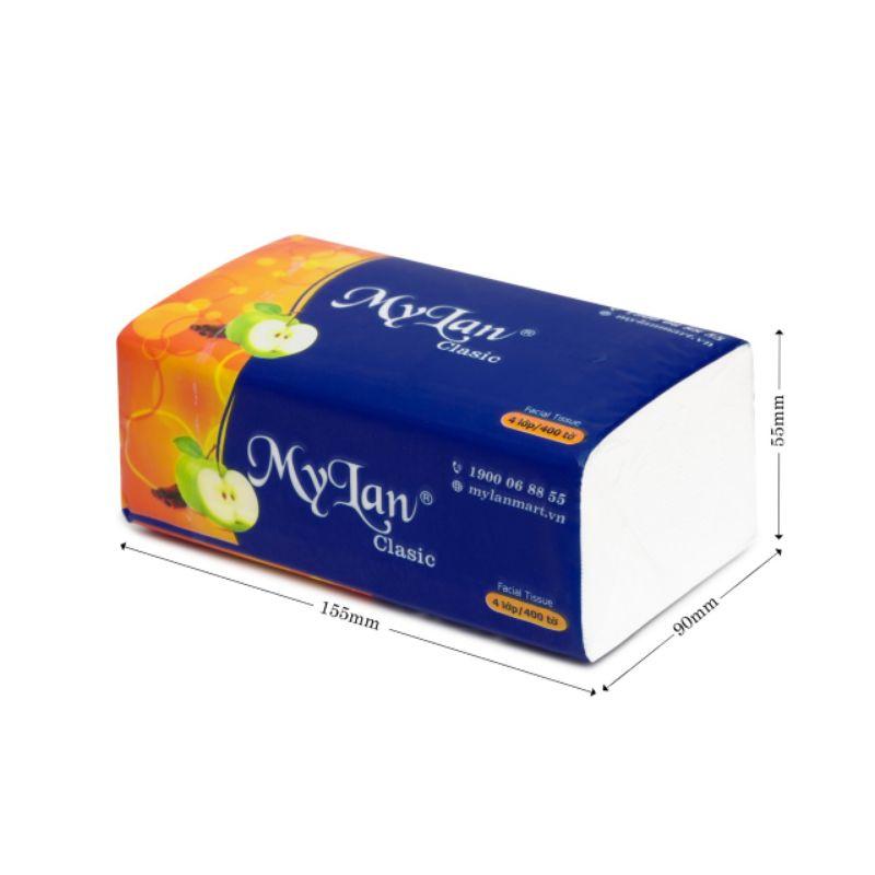 Combo 5 bịchKhăn giấy rút MiLan quả táo.