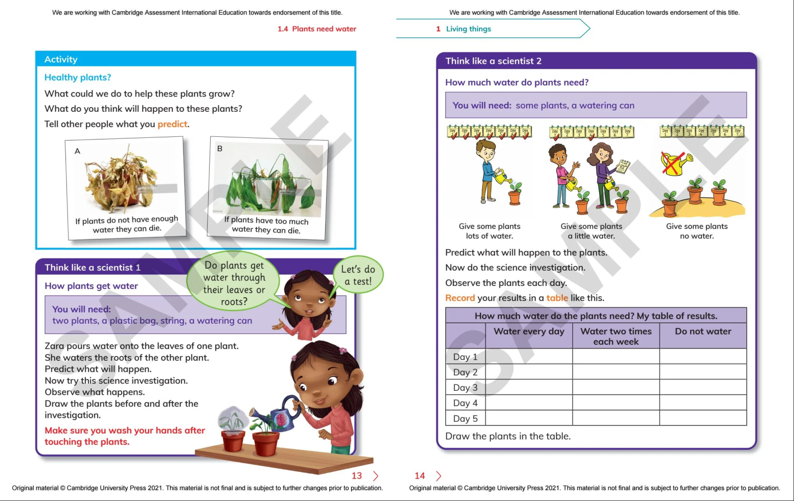 Cambridge Primary Science Learner's Book 1 With Digital Access (1 Year) 2nd Edition
