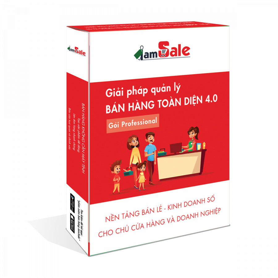 Phần mềm quản lý bán hàng IamSale Professional - 1 năm