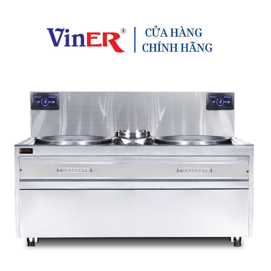 [CỬA HÀNG CHÍNH HÃNG] Bếp từ công nghiệp đôi 20KWx2 xào trực tiếp Viner